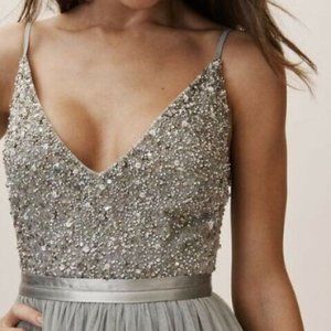 BHLDN Avery Dress in Morning Mist